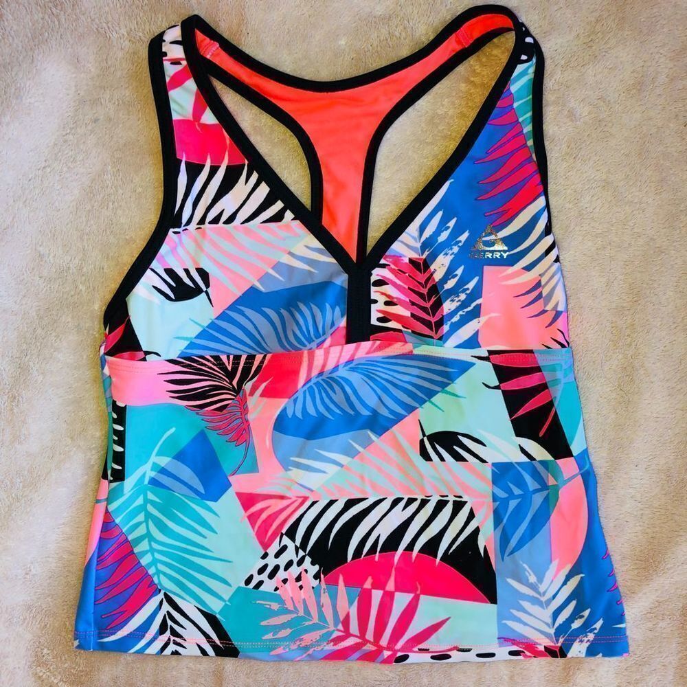 Nwot Girls Size 16 Gerry Racerback Swim Tank Top